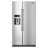 Maytag - 36- Inch Wide Counter Depth Side-by-Side Refrigerator- 21 Cu. Ft. - Fingerprint Resistant Stainless Steel