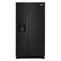 Maytag - 25 Cu Ft, 36 Inch Width, Led Lighting, Dual Pad Dispenser, Idi, Pizza Pocket - Black