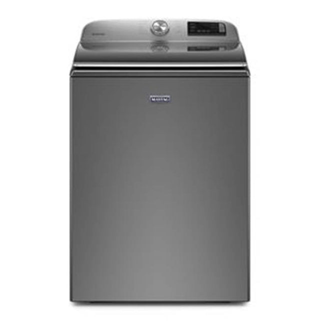 Maytag - 4.7 Cuft Tl Washer W/Agi, Extra Power - Metallic Slate