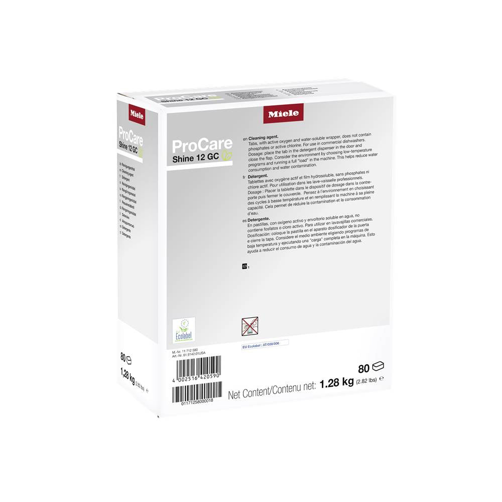 Miele - ProCare Shine 12 GC - 80 Tablets