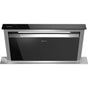 Miele - DA 6891 - 36'' Downdraft Hood (4.75'' Deep) Black Glass (Clean Touch Steel) - Stainless Steel