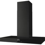 Miele - DA 6698 W Puristic Edition 6000 - 36'' Chimney Wall Hood 625 CFM (Obsidian Black) - Obsidian Black