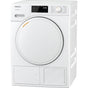 Miele - TXD160 WP - 24'' T1 Dryer Heat Pump DirectSelect Solid Door White WiFi (Lotus White) - Lotus White