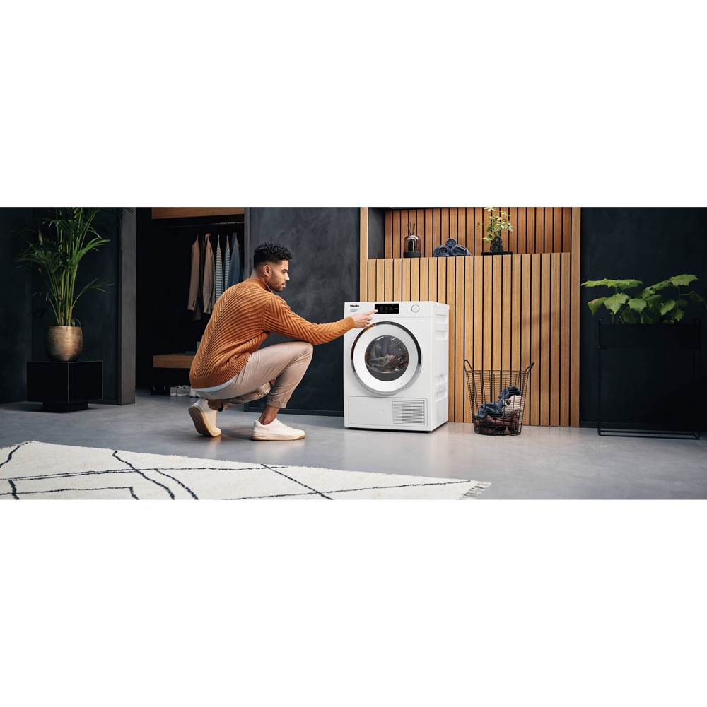 TXR860 WP Eco&Steam - 24'' T1 Dryer Heat Pump Glass Door & Steam WiFi MTouch Control (Lotus White)