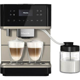 Miele - CM 6360 MilkPerfection ObsidianBlackC Countertop Coffee Machine - Obsidian Black