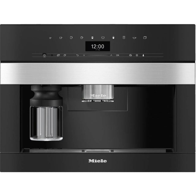 Miele - CVA 7445 - 24'' PureLine Coffee Plumbed DirectSensor (Clean Touch Steel) - Clean Touch Steel