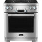 Miele - HR 1724-3 G DF - 30'' Duel Fuel Range DirectSelect 4 Burner MTouch - Clean Touch Steel
