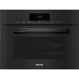 Miele - DGC 7840 AM - 24'' VitroLine Combi Steam MTouch (Obsidian Black) - Obsidian Black