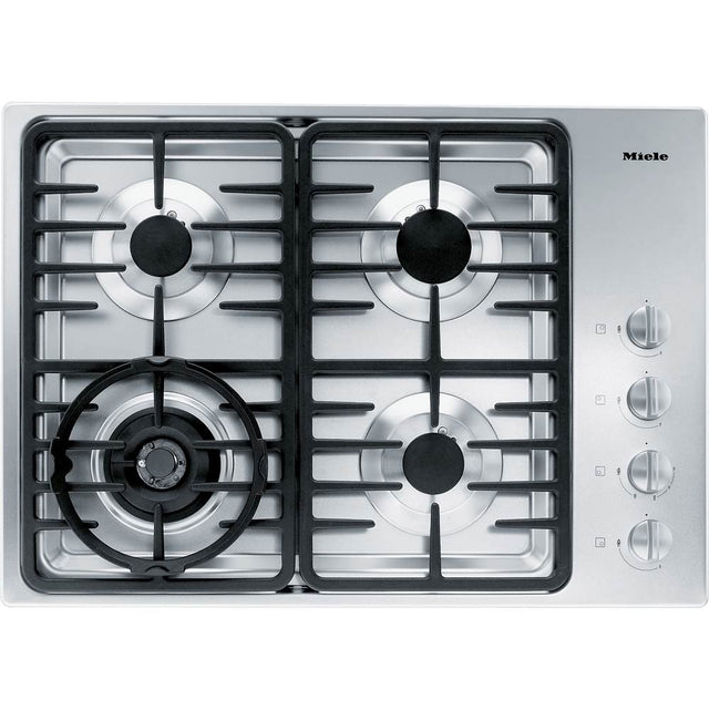 Miele - KM 3465 G - 30'' Cooktop Linear Grates Nat Gas SS