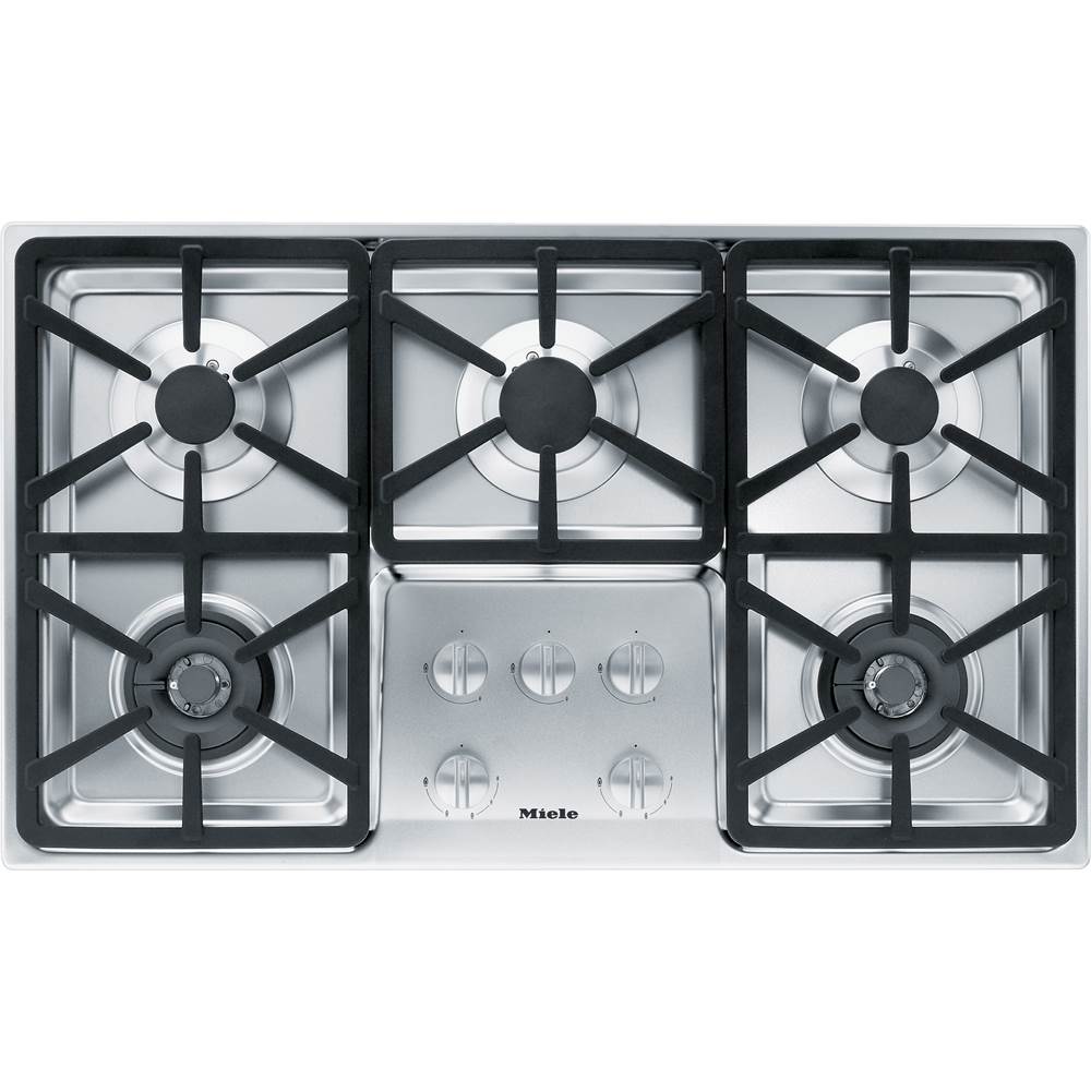 Miele - KM 3474 LP - 36'' Cooktop Hexa Grates LP (Stainless Steel)