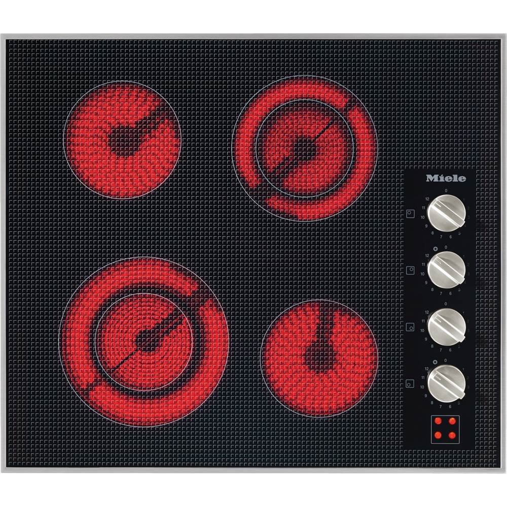 Miele - KM 5621 240V - 24'' Electric cooktop 240V (Stainless Steel)
