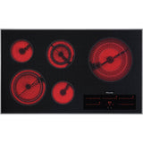 Miele - KM 5860 240V - 36'' Electric Cooktop 240 V Touch control