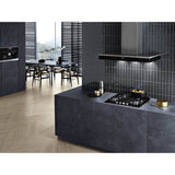 KM 3010 G - 24'' Cooktop on Black Glass Cooktop Nat Gas (Stainless Steel)
