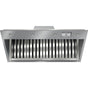 Miele - DAR 1150 - 48'' Range Insert Hood (Stainless Steel) No Blower - Stainless Steel