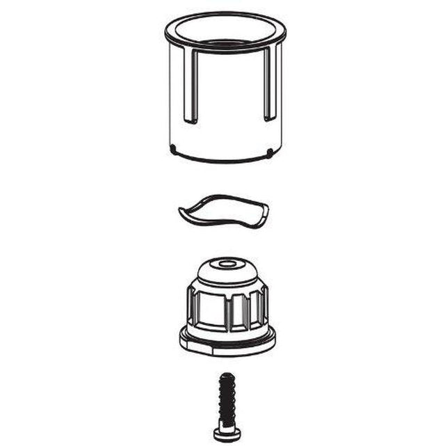 Moen - HDL ADPTR H&C L4720 - Unfinished