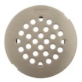 4-1/4-Inch Snap-In Shower Drain Cover, Brushed Gold