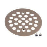 4-1/4-Inch Screw-In Shower Strainer, Brushed Gold