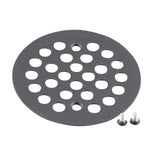 4-1/4-Inch Screw-In Shower Strainer, Brushed Gold