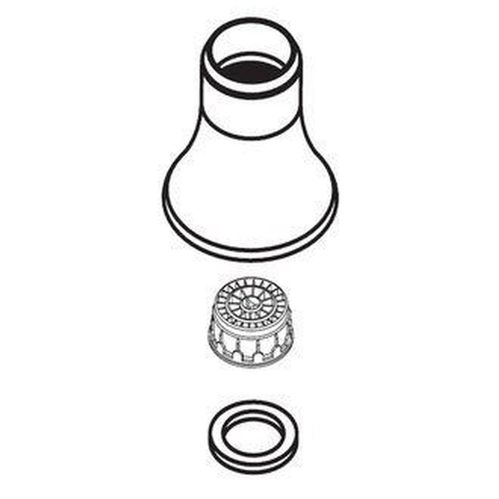 Moen - SPRY NZZL SHRHD & AER MTCL BDT CHR - Chrome