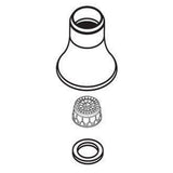 Moen - SPRY NZZL SHRHD & AER MTCL BDT CHR - Chrome