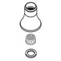 Moen - SPRY NZZL SHRHD & AER MTCL BDT CHR - Chrome