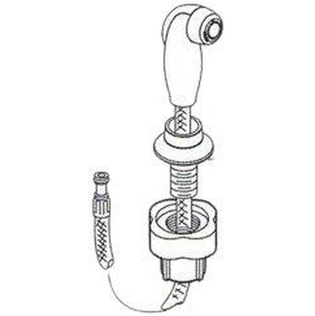 Moen - ESCT PROTEGE W/HOSE GUIDE CHR - Chrome