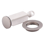 Replacement Bathroom Sink Drain Plug and Seat, Chrome