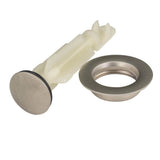 Replacement Bathroom Sink Drain Plug and Seat, Chrome