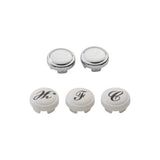 Moen - Kingsley Hot and Cold Handle Index Caps Kit - Chrome