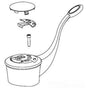 Moen - HDL CAP & TEMPERATURE IND 1H LAV CHR - Chrome