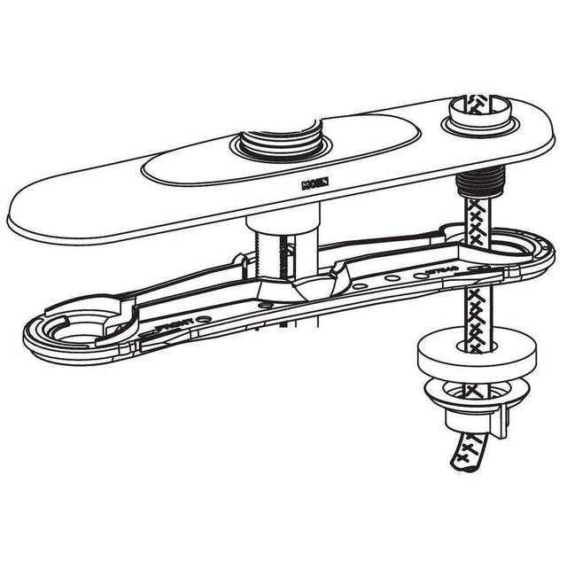 Moen - Escutcheon with hose guide - Chrome