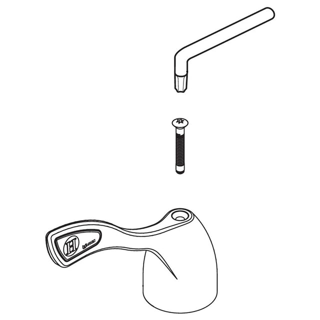 Moen - Wrist Blade Handle For Ceramic Disc, Cold 8100 Series - Chrome