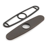 Kitchen Faucet Escutcheon Deckplate for 3-Hole Installation, Chrome