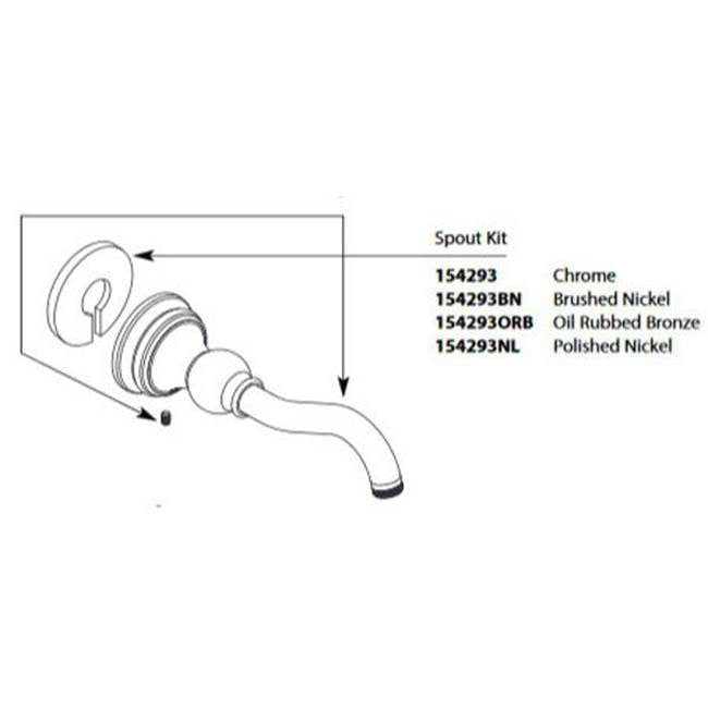 Moen - WEYMOUTH WLMT LAV SPT KIT - Oil Rubbed Bronze