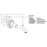 Moen - WEYMOUTH WLMT LAV SPT KIT - Oil Rubbed Bronze