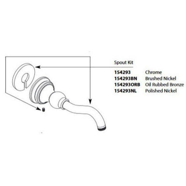 Moen - WEYMOUTH WLMT LAV SPT KIT - Oil Rubbed Bronze