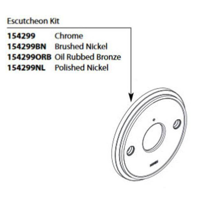Moen - WEYMOUTH EXTMP ESCT KIT ORB - Oil Rubbed Bronze