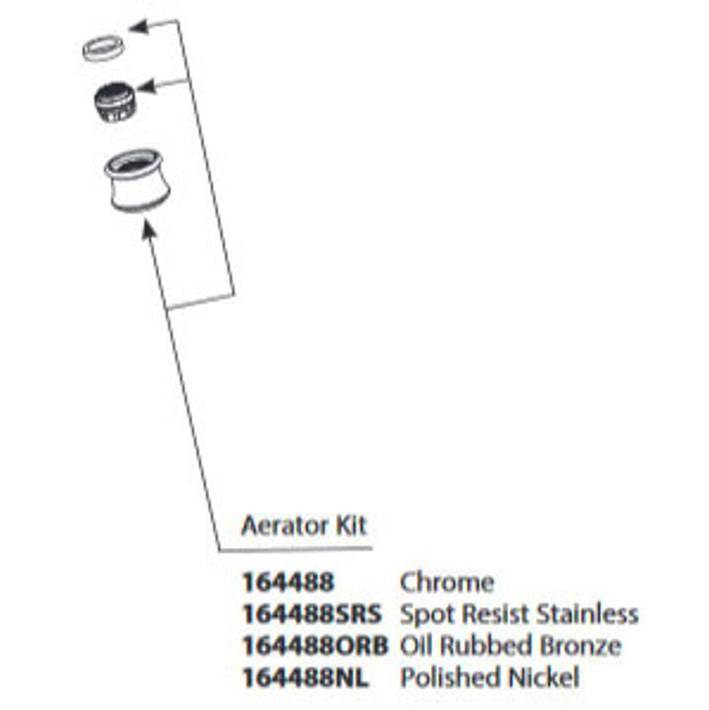 Moen - AERATOR SHELL AND INSERT SRS - Spot Resist Stainless