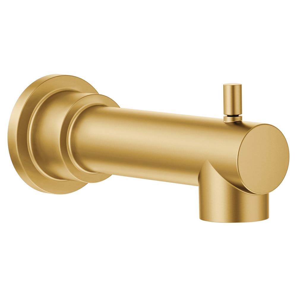 Align Handle Wall Mounted Tub Spout Trim with Diverter Finish: Chrome