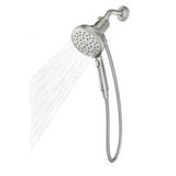 Moen - Spot Resist Brushed Nickel Eight-Function 5'' Diameter Spray Head Handshower - Spot Resist Brushed Nickel
