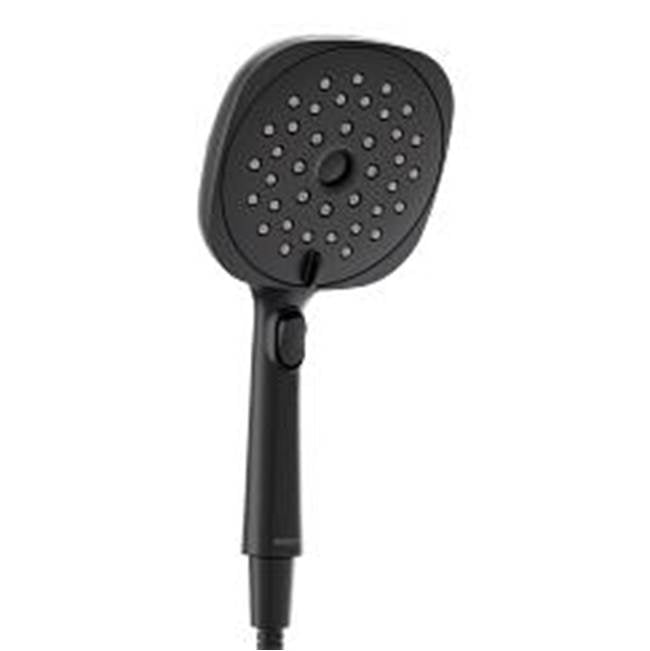 Moen - Brushed nickel eight-function 5'' diameter spray head handshower - Matte Black