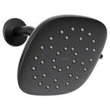Moen - Matte black eight-function 6'' diameter spray head rainshower - Matte Black