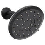 Moen - Matte black eight-function 6'' diameter spray head rainshower - Matte Black