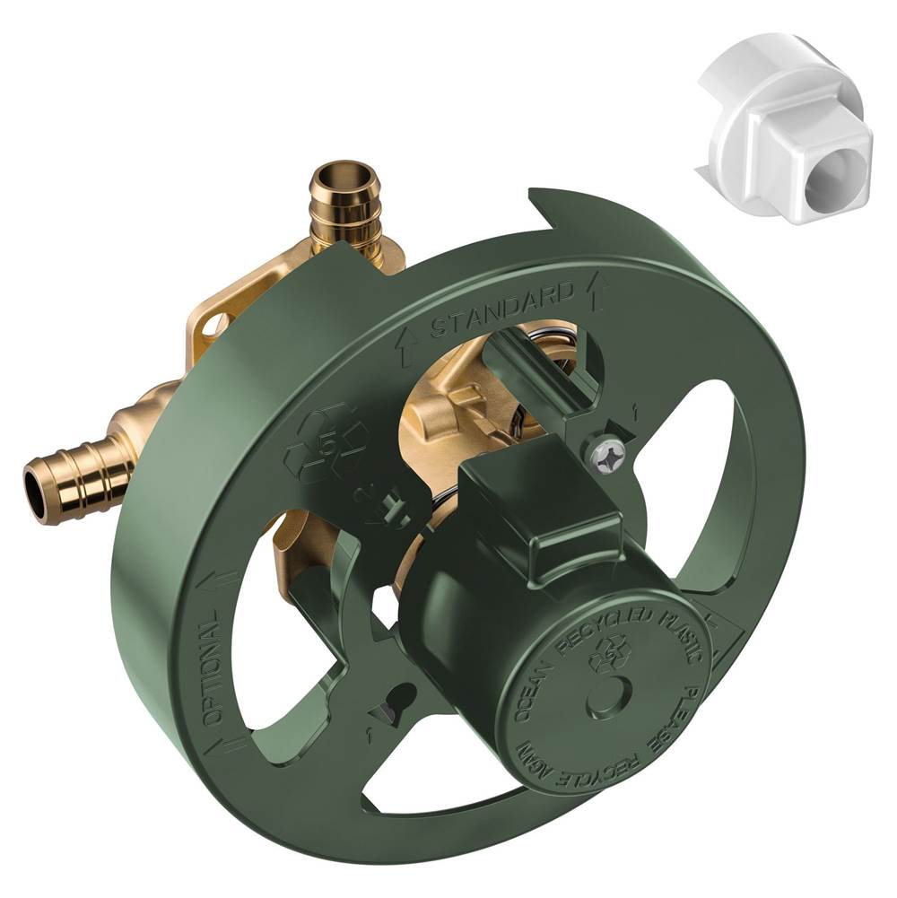 M-Pact Posi-Temp Pressure Balancing Valve with 1/2'' Crimp Ring PEX Connection