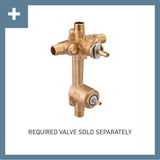 Align Posi-Temp with Built-in 3-Function Transfer Valve Trim Kit, Valve Required, Chrome