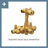 Rothbury Moentrol Shower Valve with 3-Function Integrated Diverter Valve Trim, Valve Required, Chrome