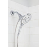 Engage Magnetix Six-Function 5.5-Inch Handheld Showerhead with Magnetic Docking System, Chrome