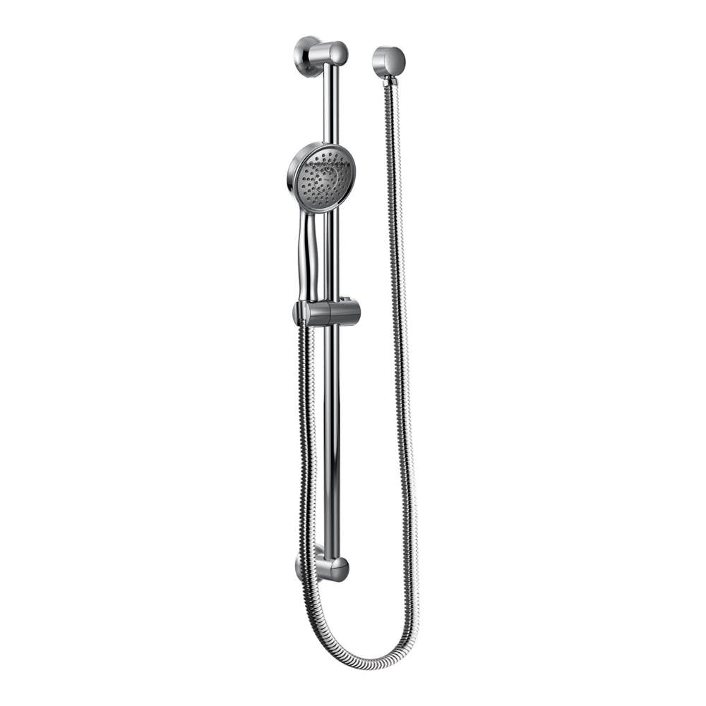 Eco-Performance Single Function Handheld Shower with 24-Inch Slide Bar, Chrome