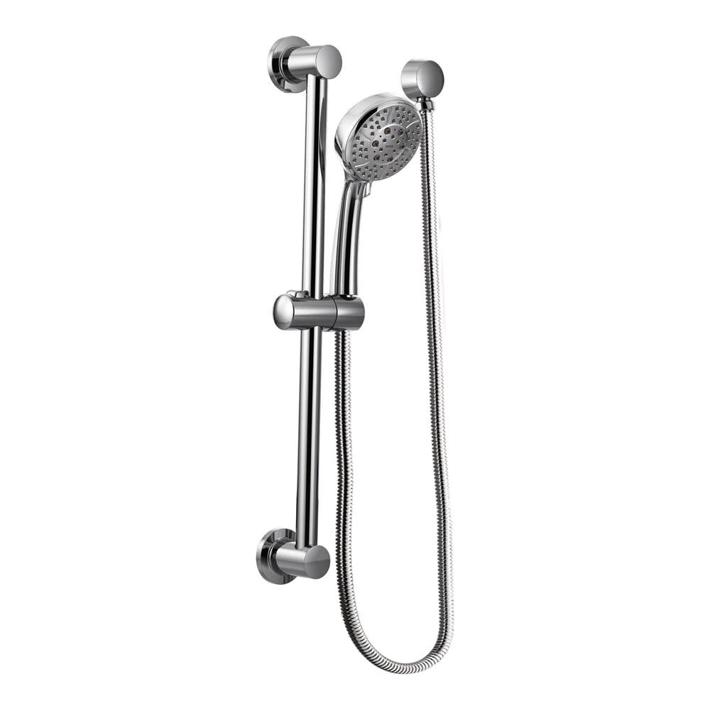 Eco-Performance Handheld Showerhead with 69-Inch-Long Hose Featuring 30-Inch Slide Bar, Chrome