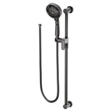 5-Function Massaging Handshower with Toggle Pause, Includes 30-Inch Slide Bar and 69-Inch Hose, Chrome